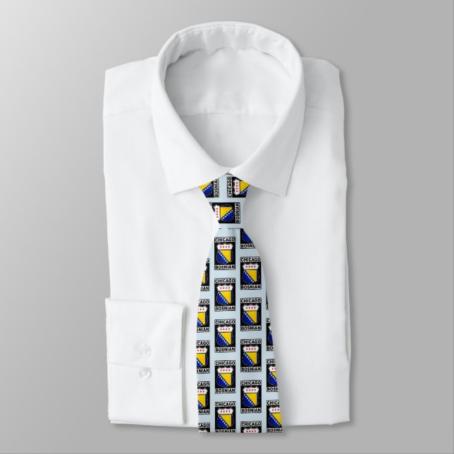 Cravate Chicago Bosniaque Américain (Attaché)