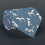 Cravate Chien dalmate vert Turquoise<br><div class="desc">Motif de chien dalmate mignon sur un arrière - plan vert turquoise. Art original de Nic Squirrell. Parfait pour les amoureux des animaux et les vétérinaires.</div>