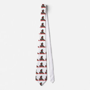 Cravate Chien de Noël
