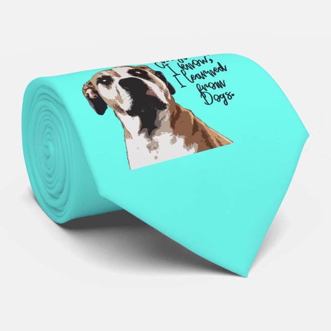 Cravate chien mignon (Roulé)