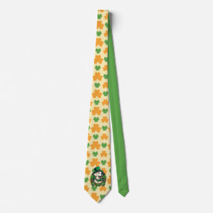 Cravate Chien mignon de la Saint Patrick