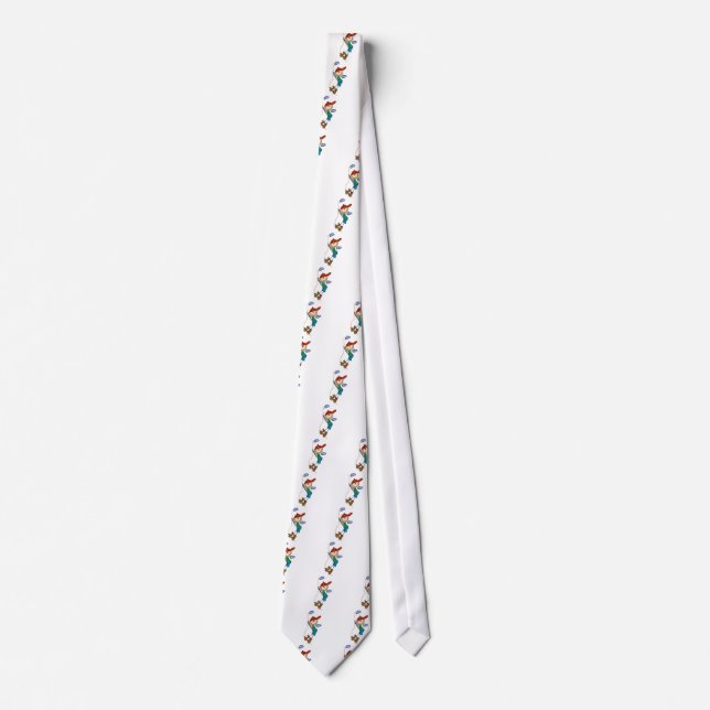 Cravate Chiffre T-shirts et cadeaux de bâton d'alpinisme (Devant)