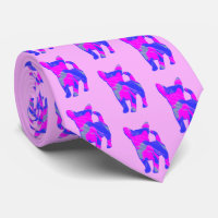 Chihuahua Chien rose Silhouette Rose Cou