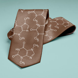 Cravate Chocolat Molecule Chimie