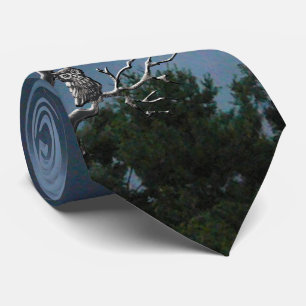 Cravate Chouette éffrayante