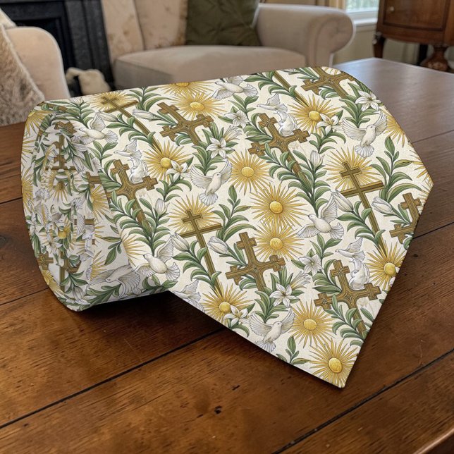 Cravate Christian Crosses Custom Necktie (Créateur téléchargé)