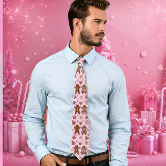 Cravate Christmas Gingerpain homme gingpain femme arbre