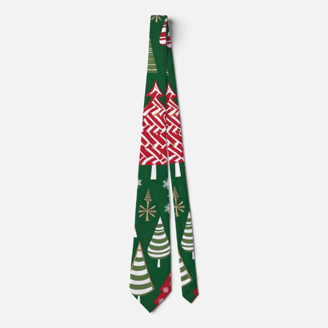 Cravate christmas tree land tie (Devant)