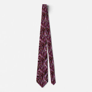 Cravate chrome burgundy
