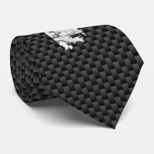 Cravate Chrome comme le phare sur la copie de fibre de