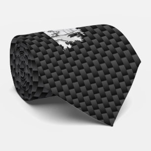 Cravate Chrome comme Lighthouse sur Carbon Fiber impressio