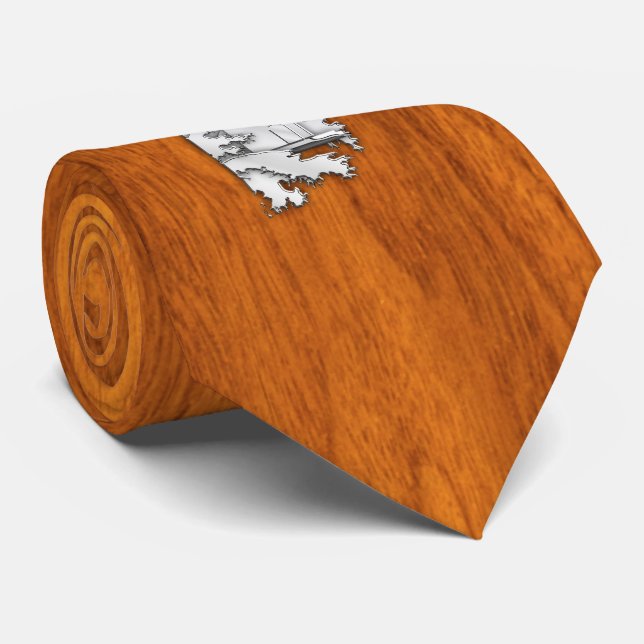 Cravate Chrome comme Lighthouse sur papier bois de teck (Roulé)