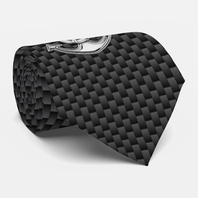Cravate Chrome Lifesaver Ancre sur Carbon Fiber print (Roulé)