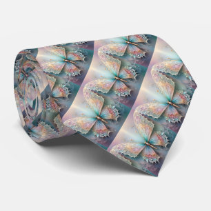 Cravate Chuchotements de couleur : Rêve de papillon fracta