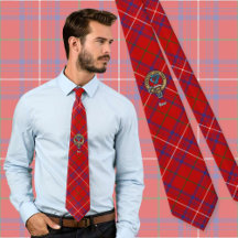 Cimier Rose de clan sur Tartan