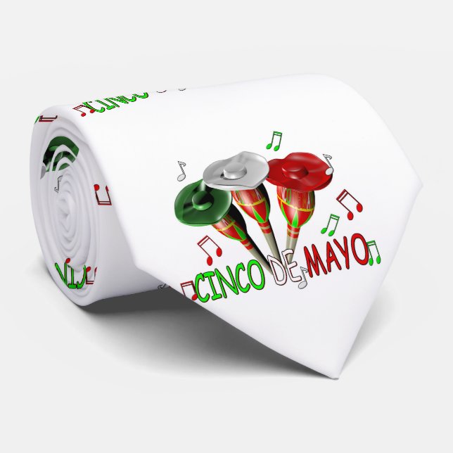 Cravate Cinco de Mayo (Roulé)