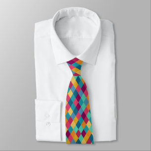Cravate Circus Multicolor Rhombus