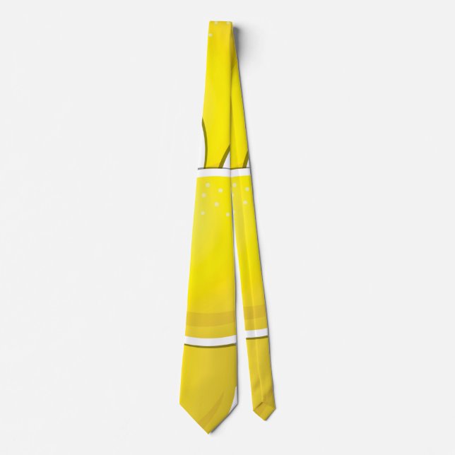 Cravate Citron funky (Devant)