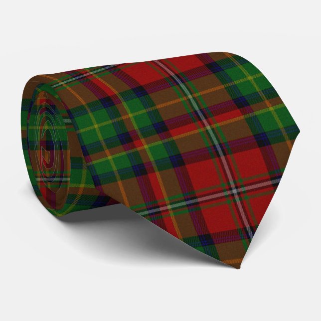 Cravate Clan Boyd Tartan (Roulé)
