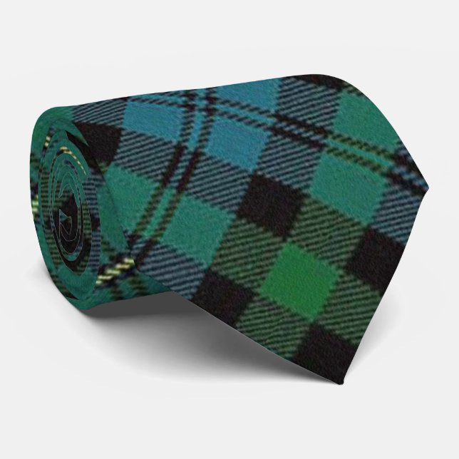 Cravate Clan Campbell de Loudoun Scottish Tartan (Roulé)