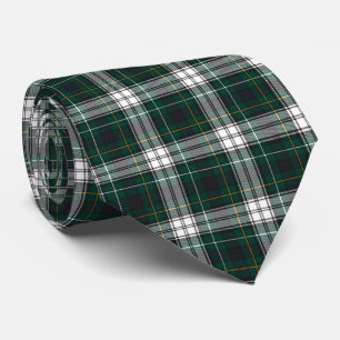 Cravate Clan Campbell Robe Tartan Vert Bleu Écossais