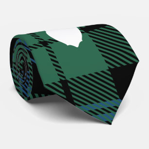 Cravate Clan de Noël Tartan personnalisé Campbell Plaid