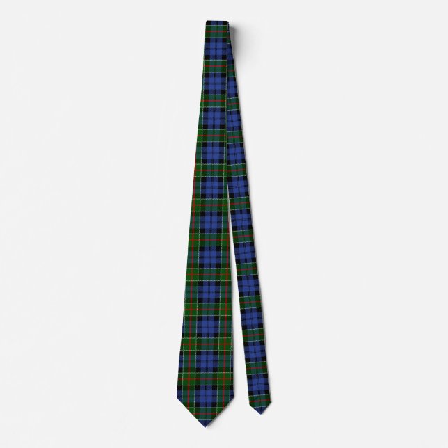 Cravate Clan écossais Colquhoun Tartan Plaid (Devant)