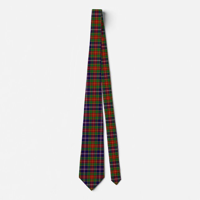 Cravate Clan écossais Crozier Tartan Plaid (Devant)