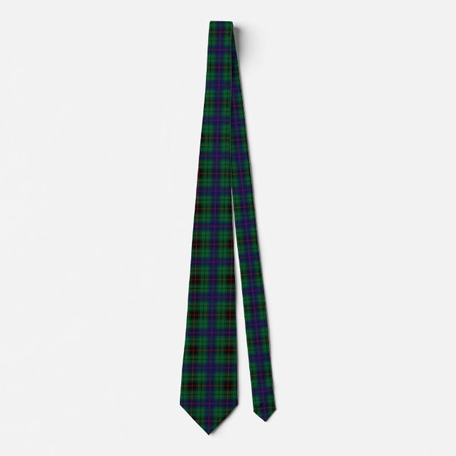 Cravate Clan écossais Davidson Tartan Plaid (Devant)