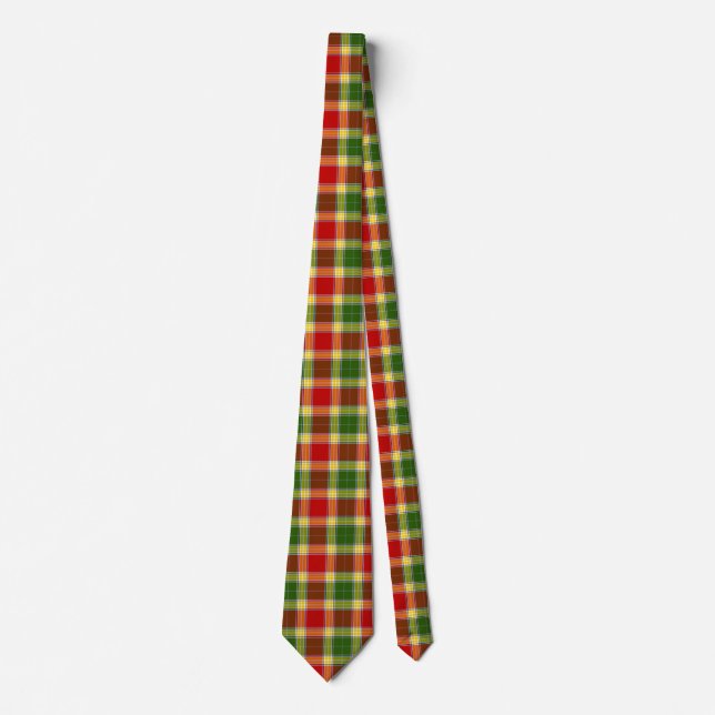 Cravate Clan écossais Gibson Tartan Plaid (Devant)