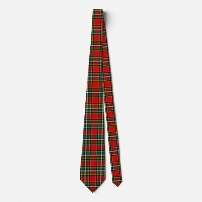 Cravate Clan écossais Gillespie Tartan Plaid (Devant)