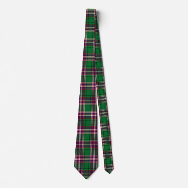 Cravate Clan écossais MacFarlane Chasse Tartan Plaid (Devant)