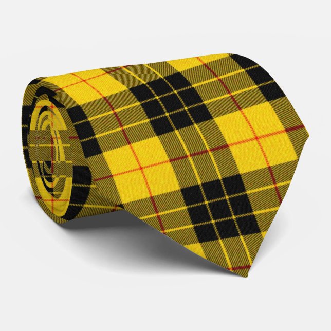 Cravate Clan MacLeod of Lewis Scottish Tartan Neck Tie (Roulé)
