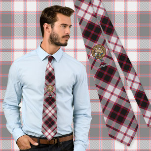 Cravate Clan MacPherson Crest sur la chasse Tartan