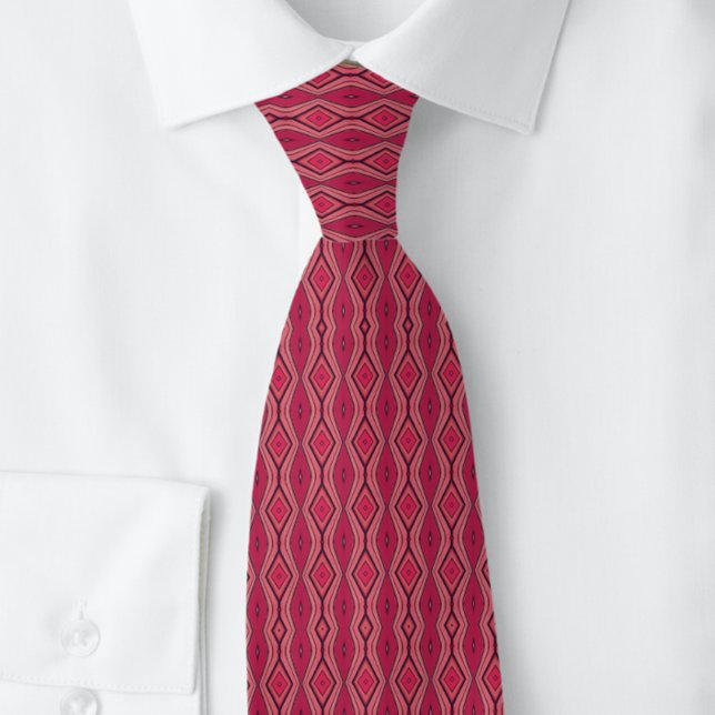 Cravate Classé Diamant Business Rose CouTie (Créateur téléchargé)
