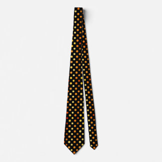 Cravate Classic Black & Gold Polka Dot