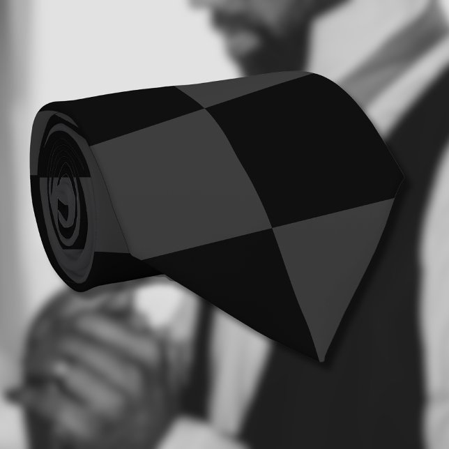Cravate Classic moderne noir & fumée noir tableau de bord  (Créateur téléchargé)