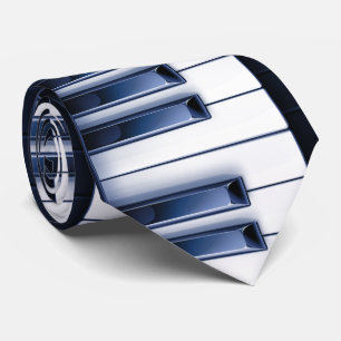 Cravate Clavier Lecture Piano Musical Clavier Necktie V2