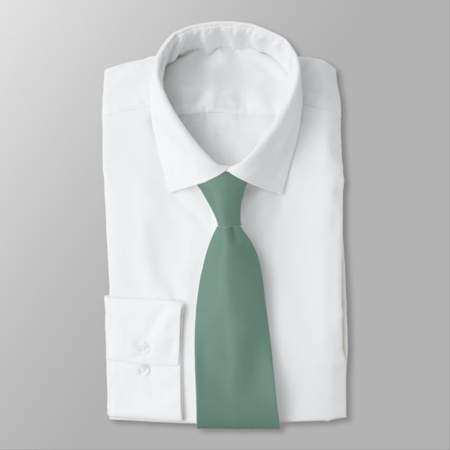 Cravate Clé verte 769789 Conception couleur solide (Attaché)