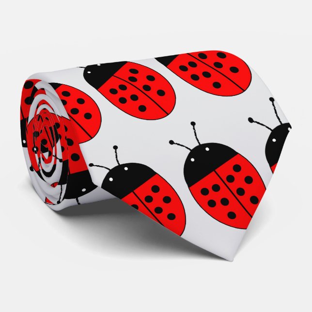 Cravate Coccinelle Design (Roulé)