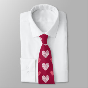 Cravate Coeur Design Necktie Homme
