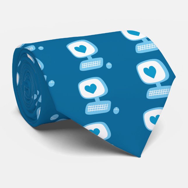 Cravate Coeur informatique (Roulé)