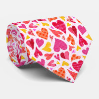 Coeurs de gribouillis avec Motif et texture