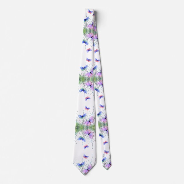 Cravate Col avec Papillons (Devant)