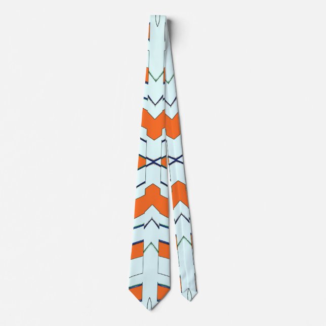 Cravate Col cravate, un motif d'impression de tissu multic (Devant)