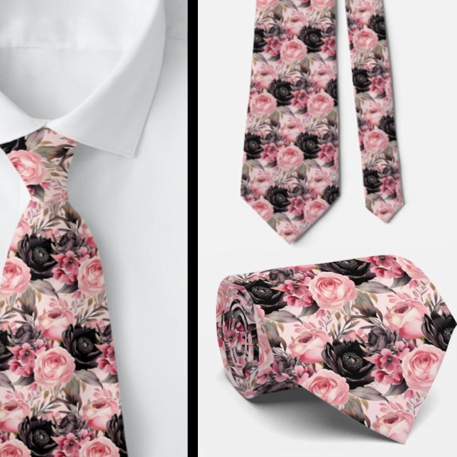 Cravate Col de Gentleman | Nœud Papillon Floral pour Maria (Créateur téléchargé)