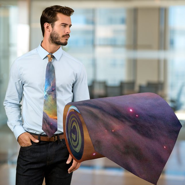 Cravate Col de la nébuleuse d'Orion Galaxie spatiale (Orion Nebula Space Galaxy Necktie)