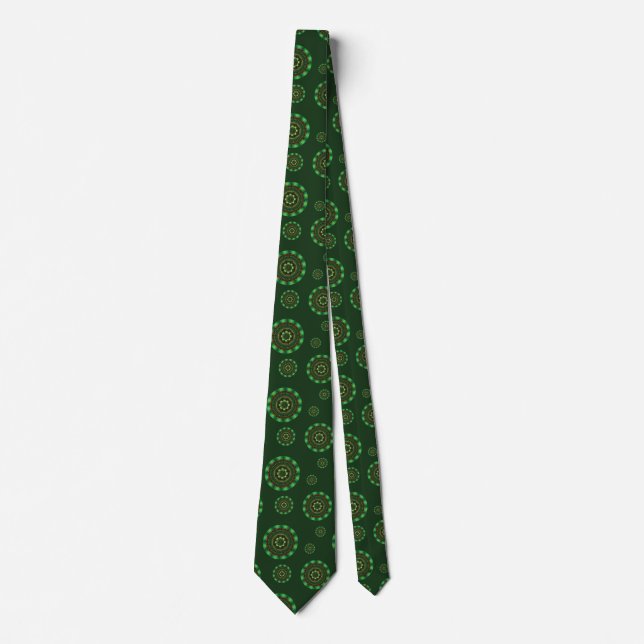 Cravate Col de tie pour hommes Mandala de la Terre (Devant)