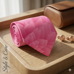 Cravate Col élégant à fleurs de rose avec détail élégant