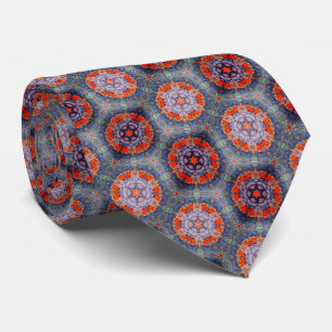 Cravate Col Neck Tie en Verre Coloré Étoiles